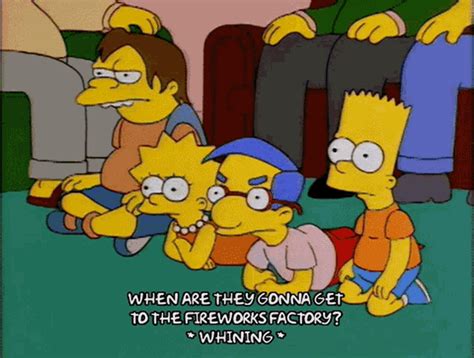 when are they gonna get to the fireworks factory simpsons